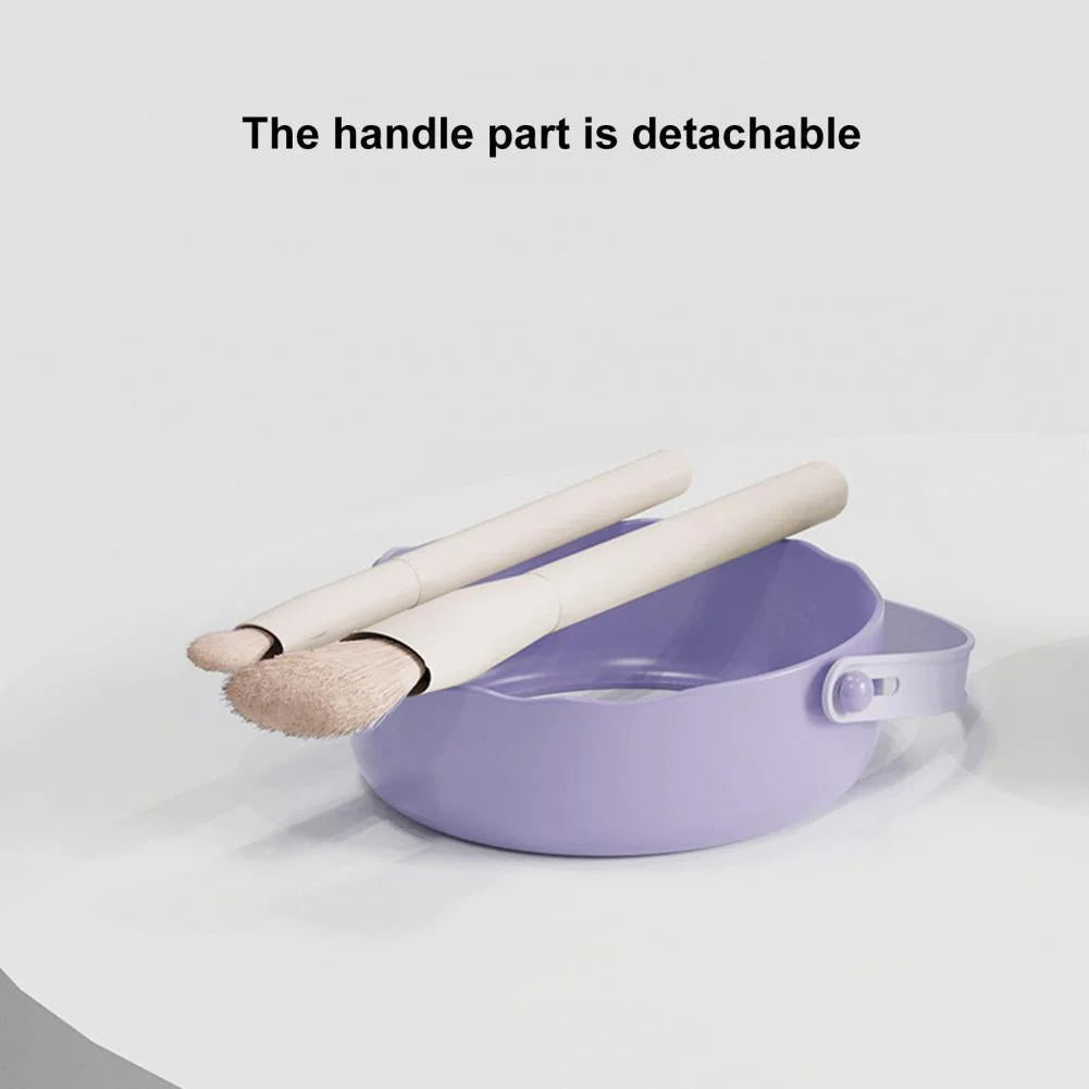 3 In 1 Makeup Brushes Cleaner Sponge Brush Washing Box