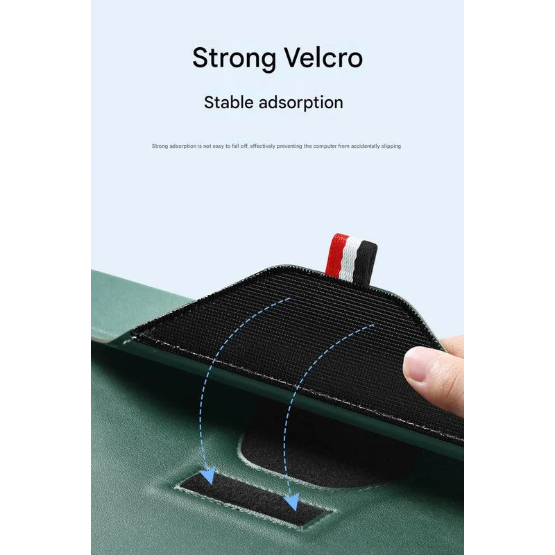 3-in-1 PU Leather Laptop Sleeve with Stand & Mouse Pad