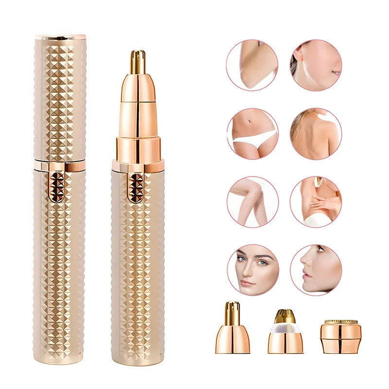 3-in-1 Rechargeable Electric Trimmer for Women - Nose