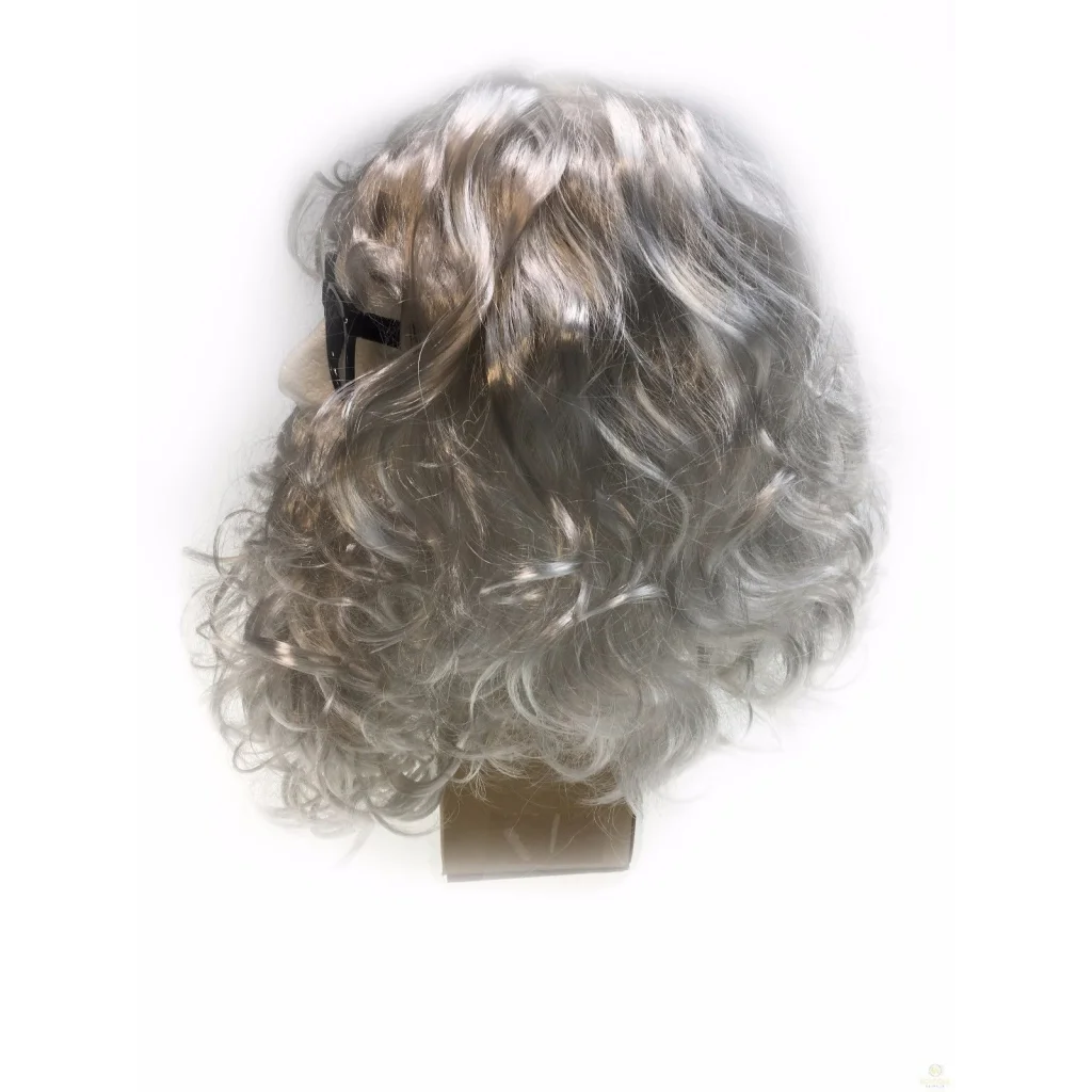 3 in 1 SANTA WIG White Beard Glasses SET Christmas Claus