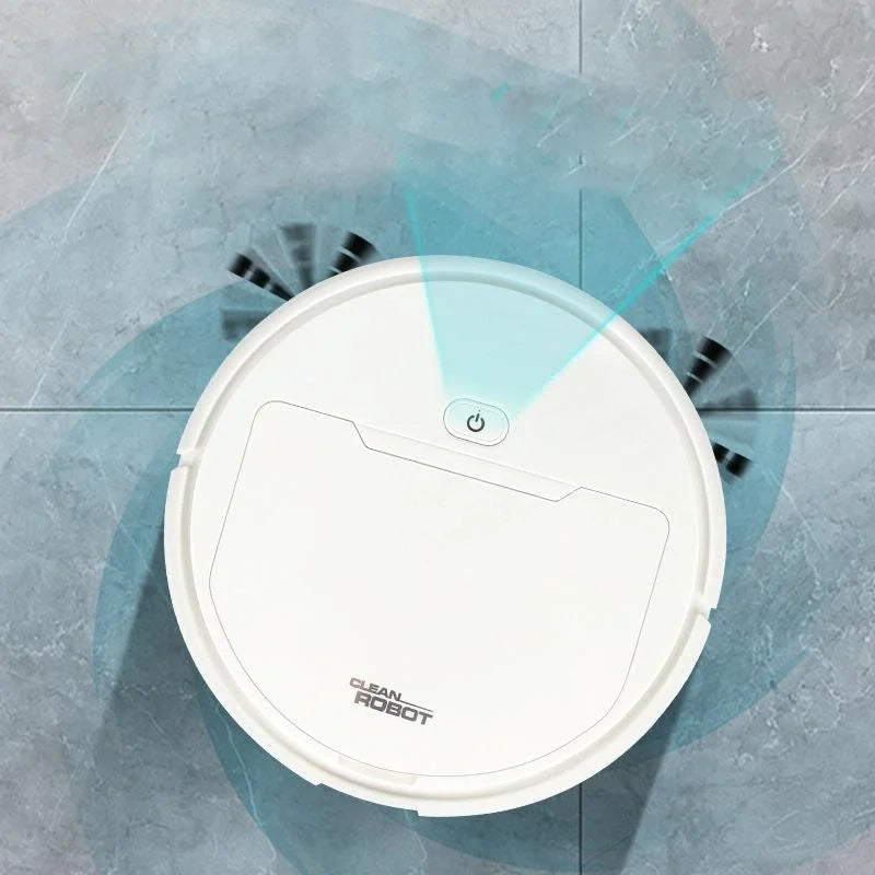 3-in-1 Smart Vacuum Cleaner Robot - Rechargeable
