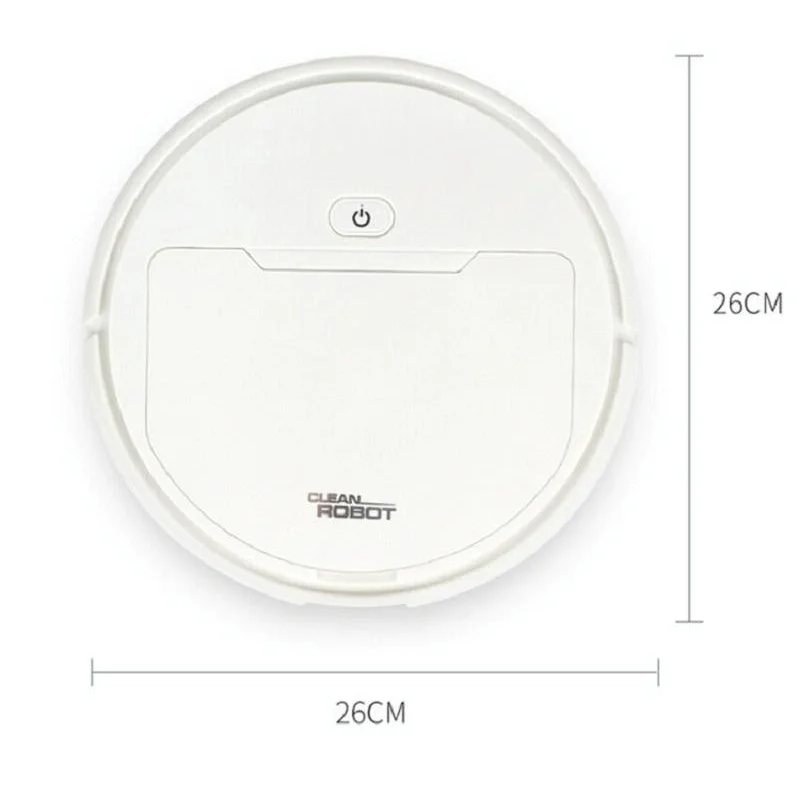 3-in-1 Smart Vacuum Cleaner Robot - Rechargeable