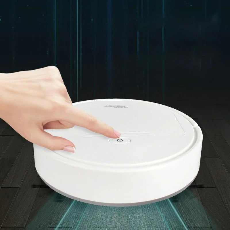 3-in-1 Smart Vacuum Cleaner Robot - Rechargeable