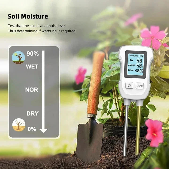 3-in-1 Soil Detector for pH Moisture and Temperature