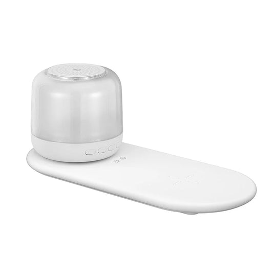 3-in-1 Wireless Charger 15W Fast Charging with RGB Light