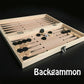 3-in-1 Wooden Chess Set Folding Chessboard Draughts