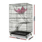 3 Level Rabbit Bird Cage Ferret Parrot Aviary Cat Rat