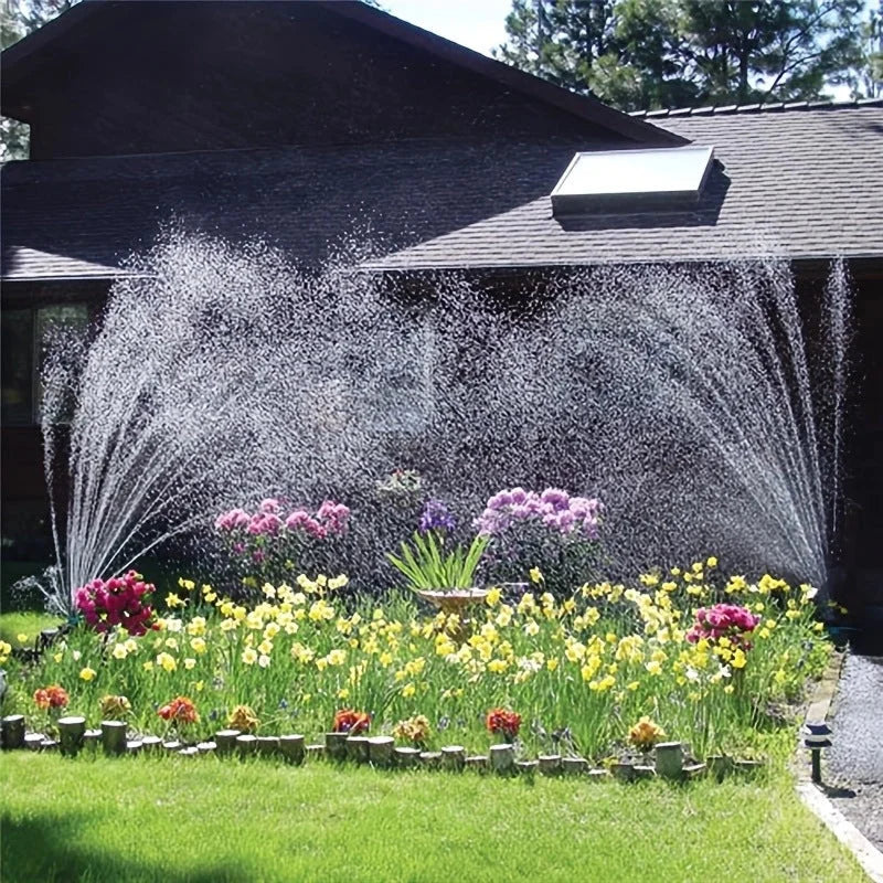 3-Piece 360-Degree Multi-Head Garden Sprinkler Set