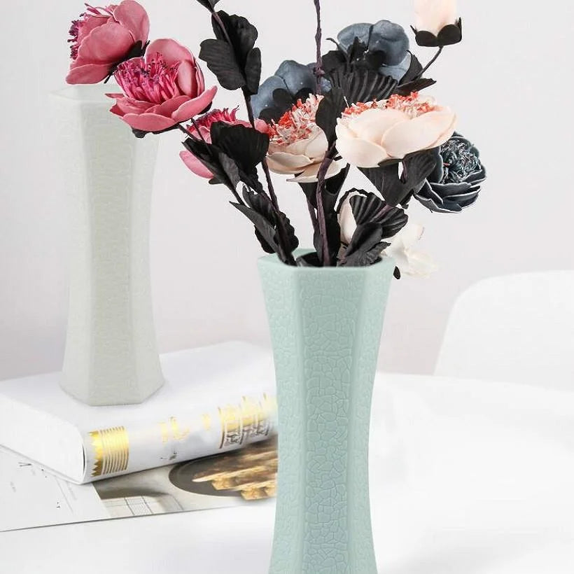 3-piece Plastic Hydroponic Vase Set for Creative Home Decor