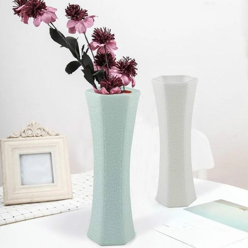 3-piece Plastic Hydroponic Vase Set for Creative Home Decor