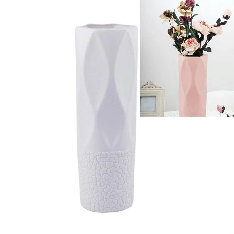 3-piece Plastic Vase Set for Dry and Wet Flower