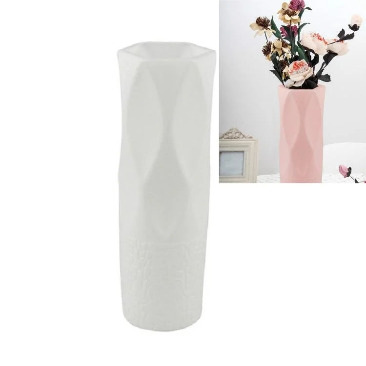 3-piece Plastic Vase Set for Dry and Wet Flower