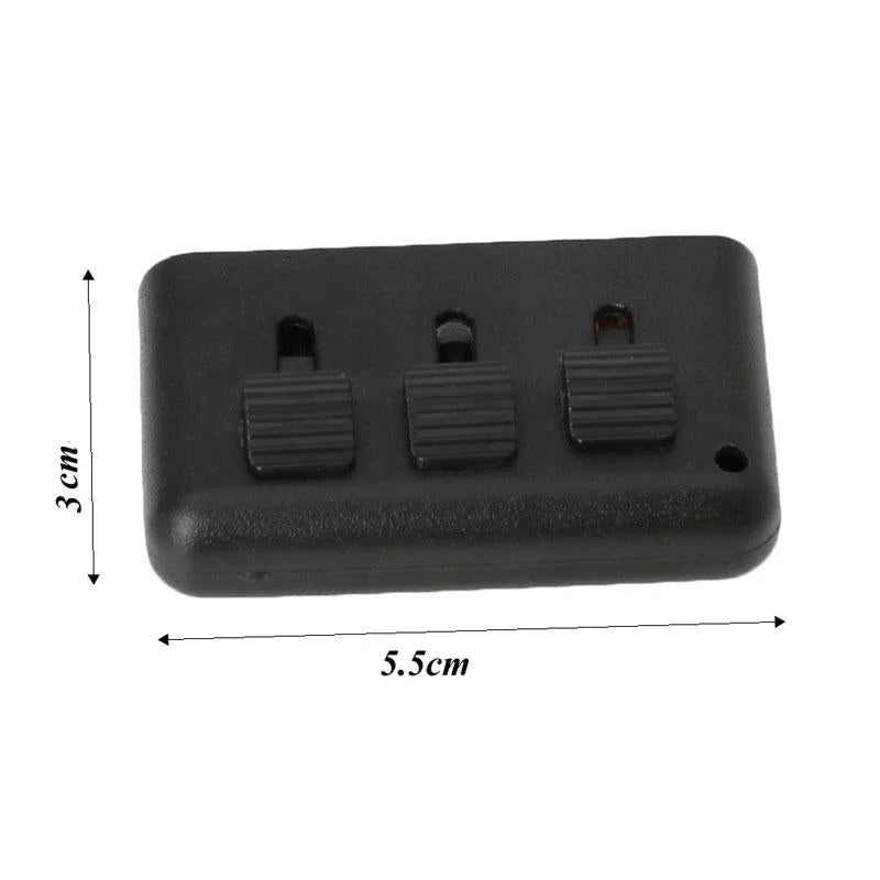 3-piece Portable Golf Groove Cleaning Brush - Black