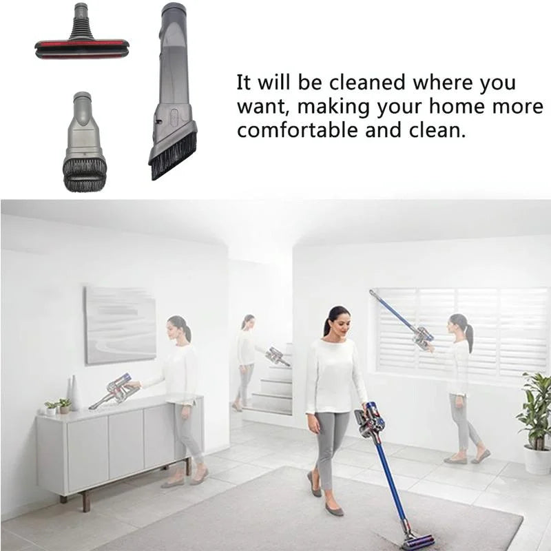 3-Piece Replacement Brush Set For Dyson Vacuum Cleaner-1915198081972965380