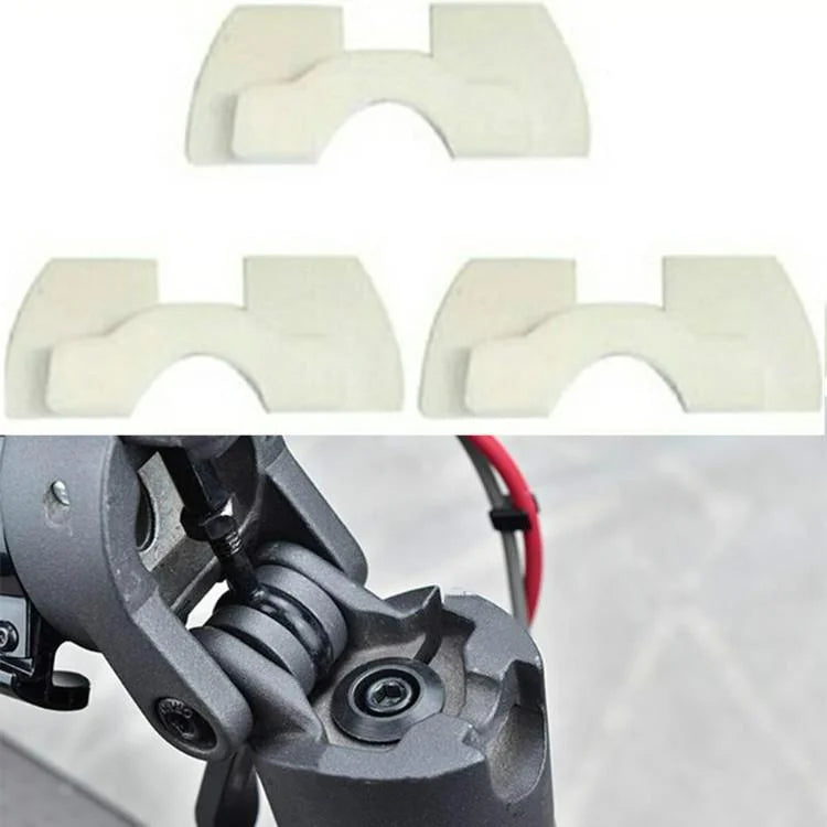 3-piece Shockproof Rubber Dampers for Xiaomi M365 Scooter