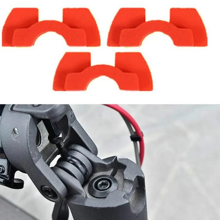 3-piece Shockproof Rubber Dampers for Xiaomi M365 Scooter