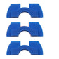 3-piece Shockproof Rubber Dampers for Xiaomi M365 Scooter