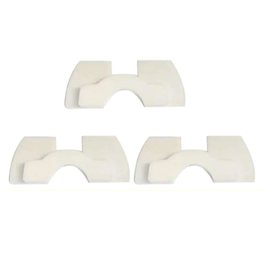 3-piece Shockproof Rubber Dampers for Xiaomi M365 Scooter