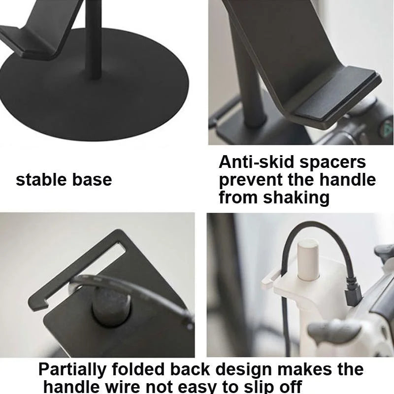 3-Tier Desktop Gamepad And Headphone Storage Rack - Black-1915198091028467715