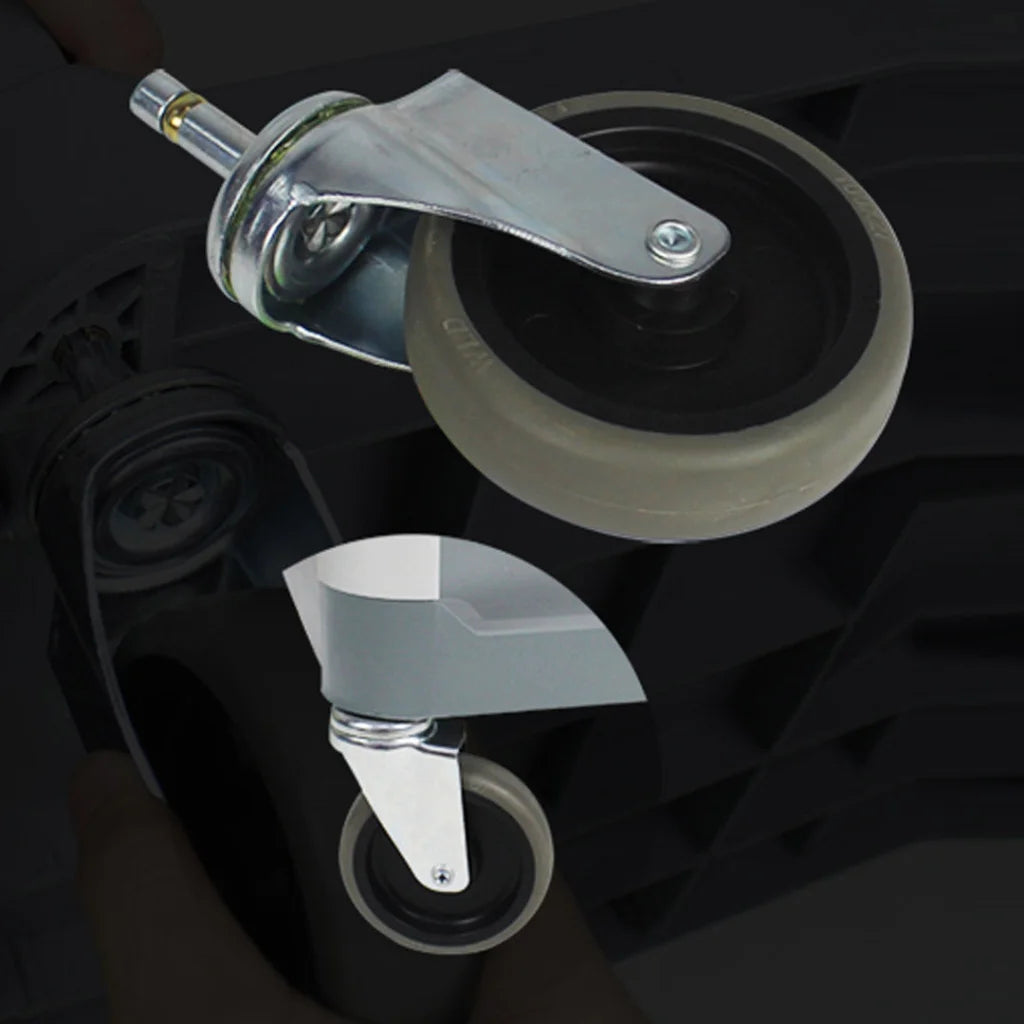 3-Tier Food Trolley Waste Cart Storage Mechanic Kitchen Large - Premium