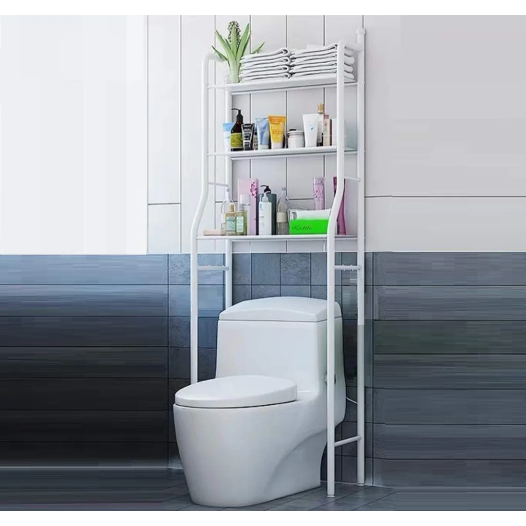 3 Tier Toilet Shelf Rack Over Laundry Bathroom Washing