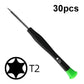 30-Piece Digital Mobile Phone Maintenance Tool Set With T2 Hex Key