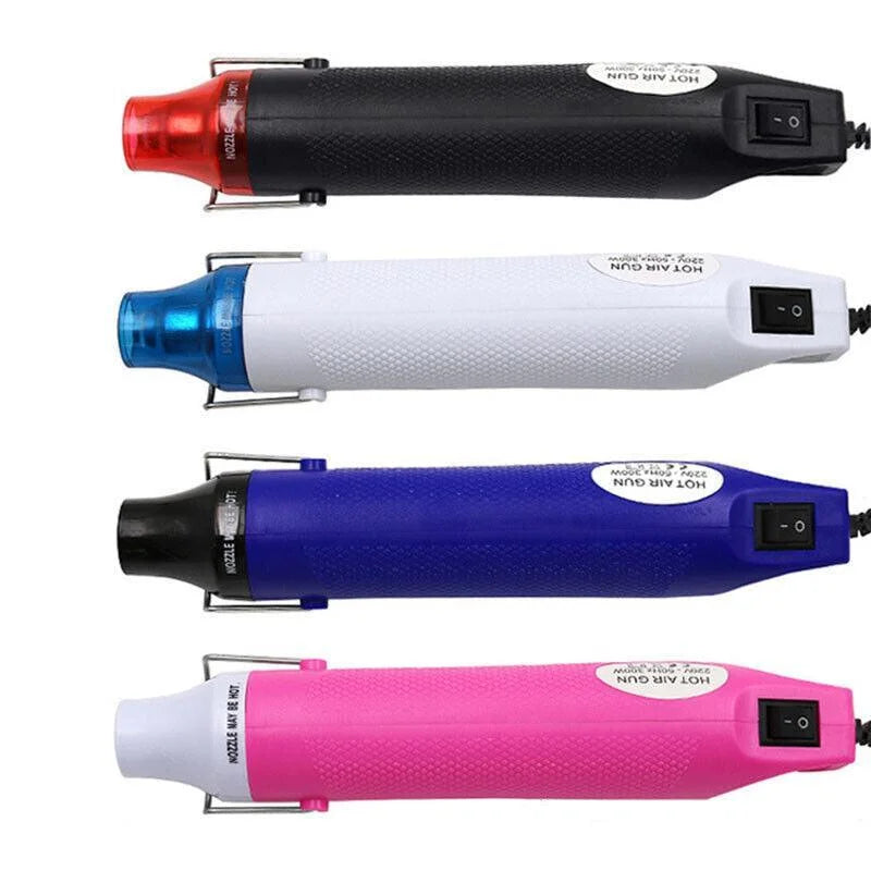300W Electric Diy Heat Gun Hot Air Gun For Crafts Epoxy