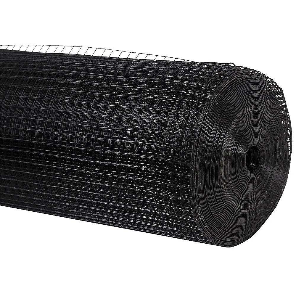 30m Black Chicken Wire Mesh Roll – Aviary & Garden Fencing