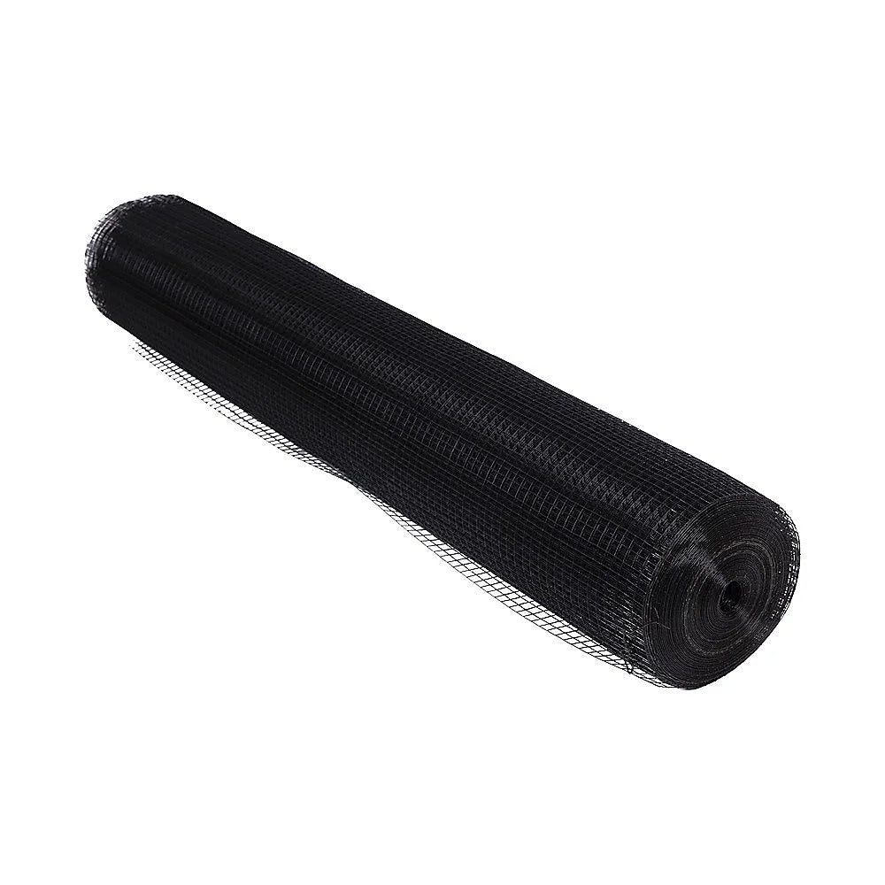 30m Black Chicken Wire Mesh Roll – Aviary & Garden Fencing