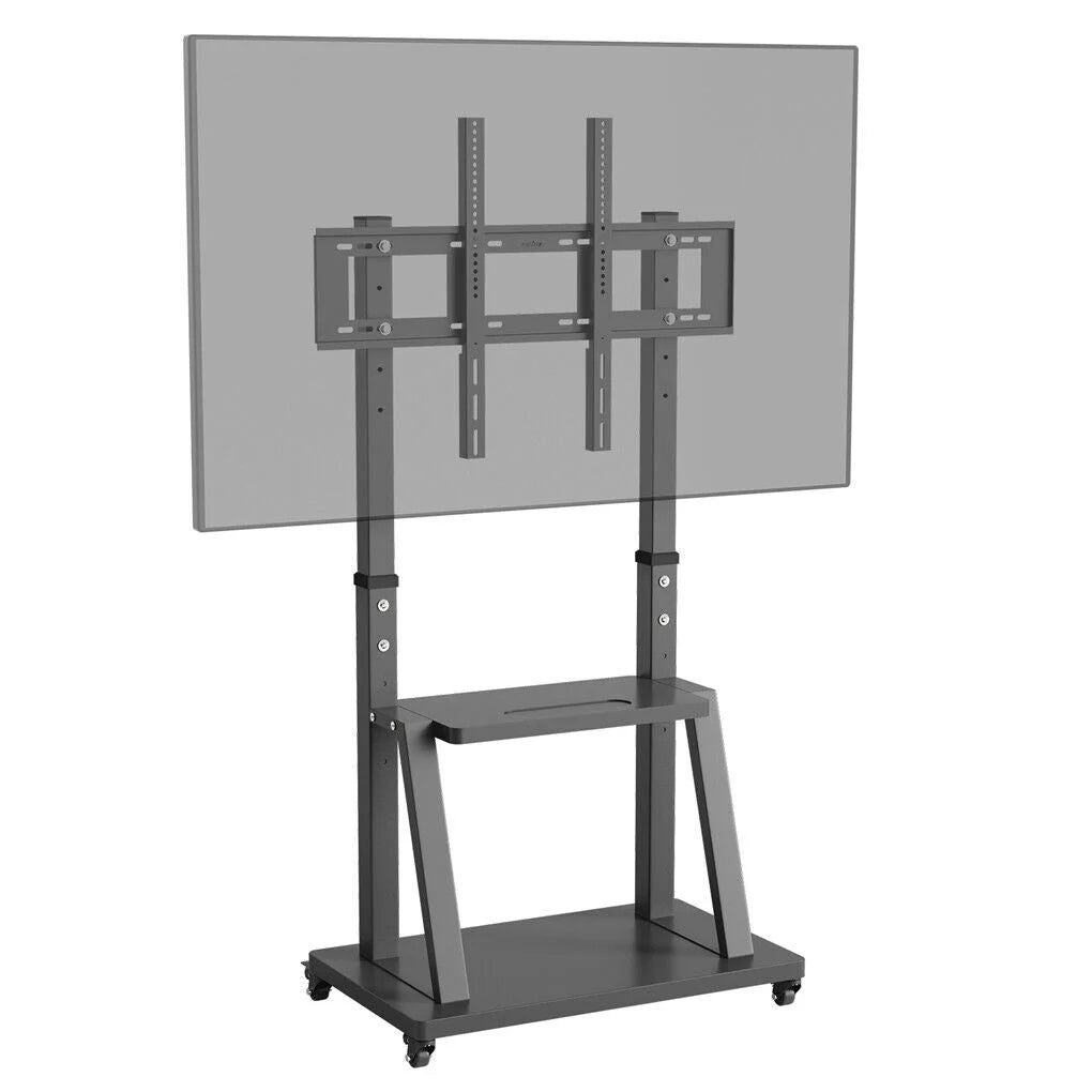 32-100 Heavy Duty TV Wall Mount with Shelf & Wheels