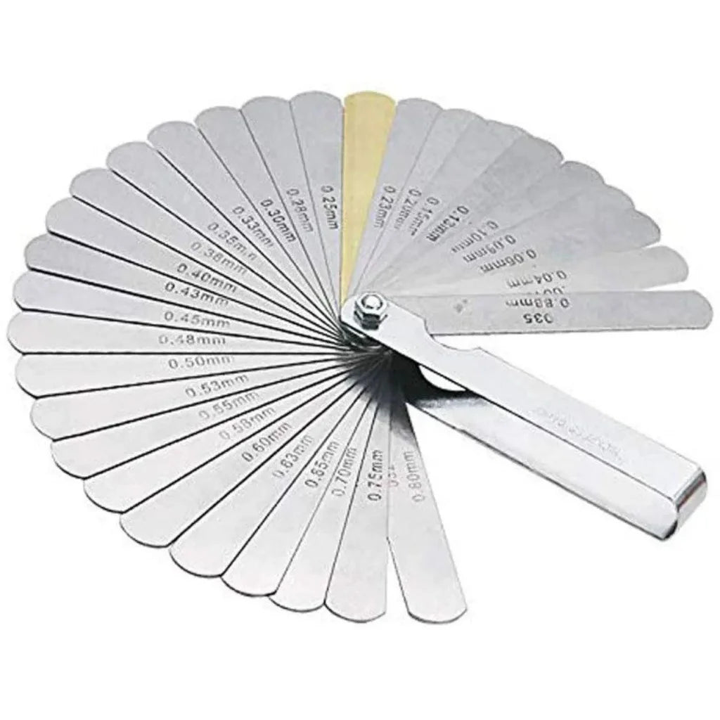 32 Blade Feeler Gauge Dual Marked Mm/Inch Thickness Gap
