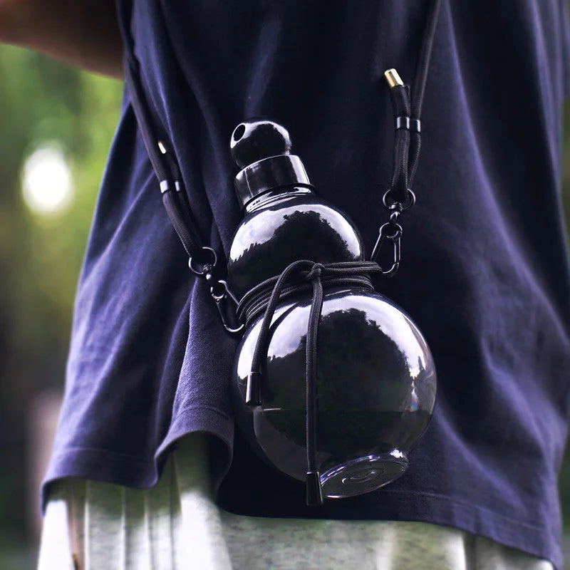 32oz Black Myth Wukong Inspired Gourd Water Plastic Yellow