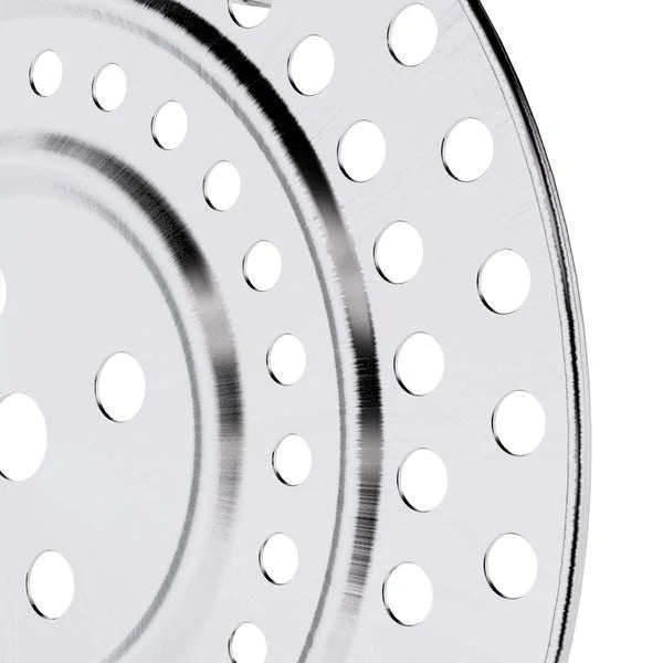 33L Stainless Steel Stock Pot with One Steamer Rack Insert - Premium