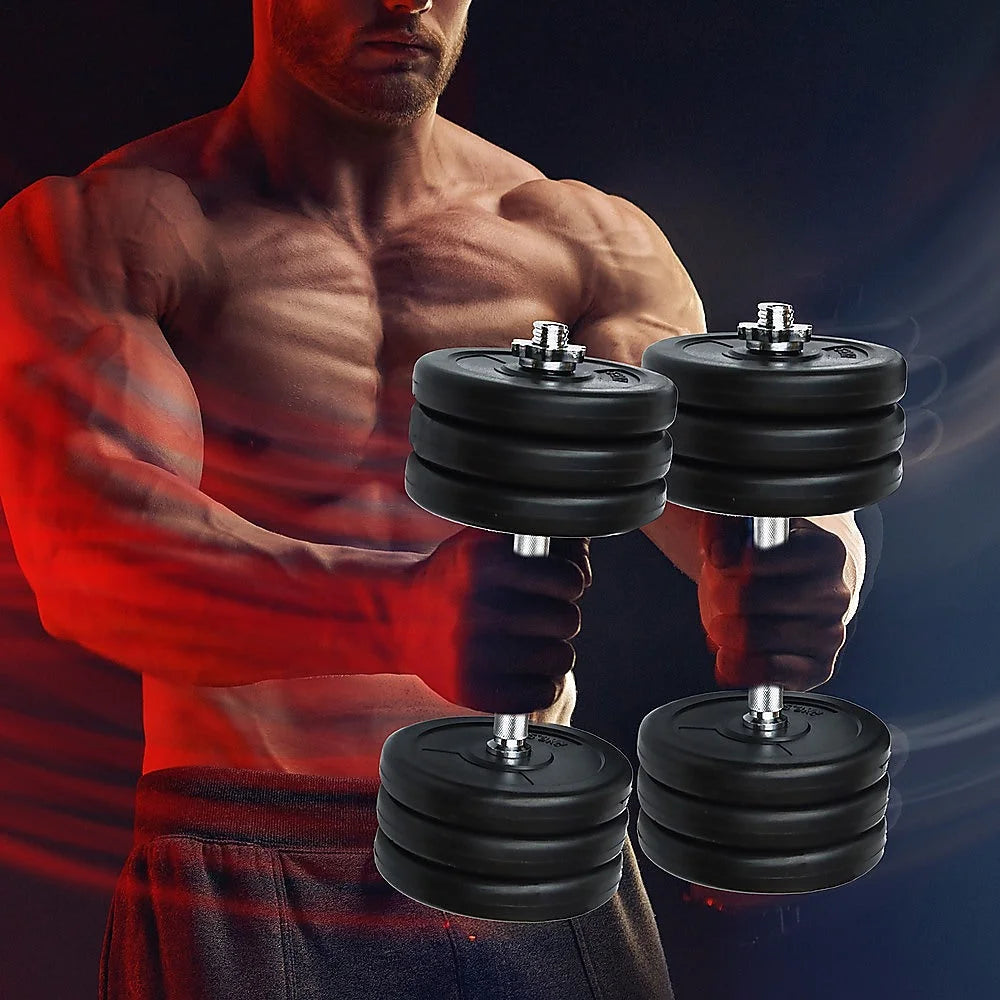 35KG Dumbbell Adjustable Weight Set - Sports & Fitness >