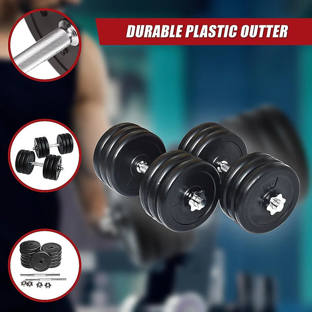 35KG Dumbbell Adjustable Weight Set - Sports & Fitness >