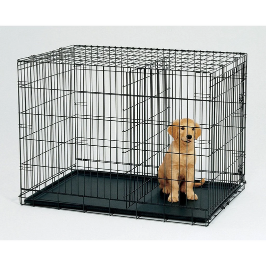 36’ Collapsible Metal Dog Cat Crate Cage Carrier