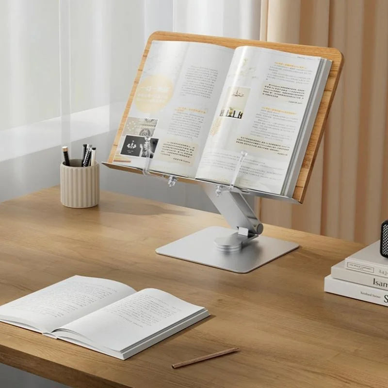 360 Degree Rotating Laptop & Book Stand - Adjustable &