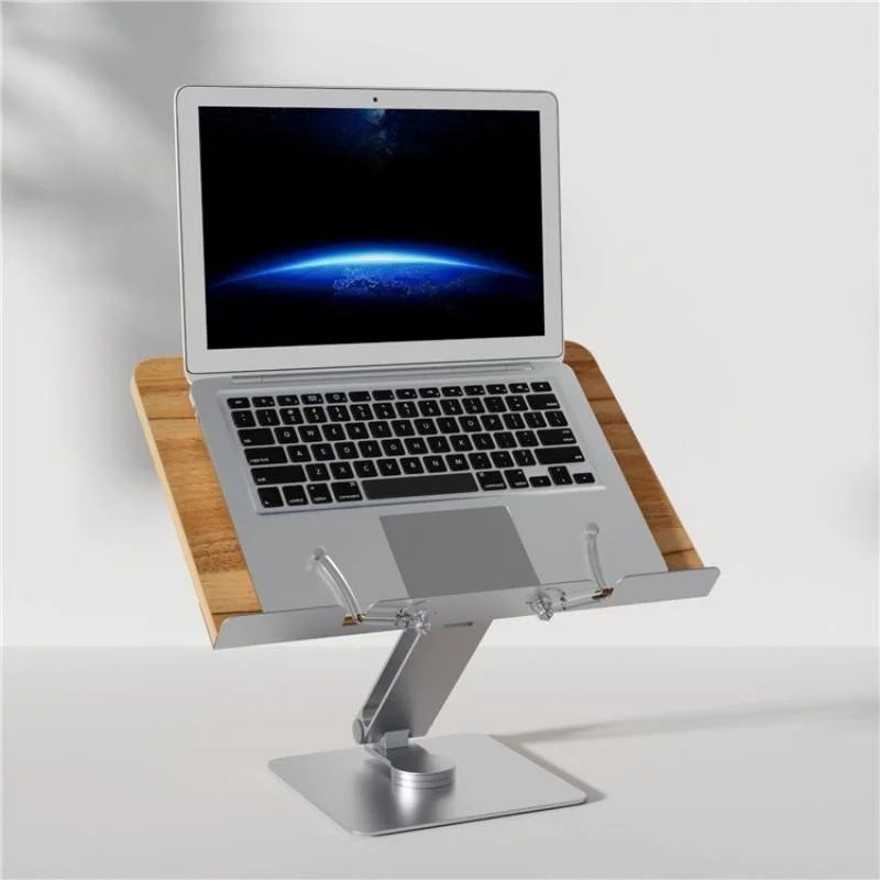 360 Degree Rotating Laptop & Book Stand - Adjustable &