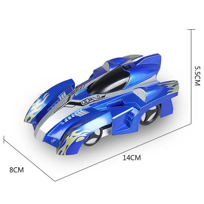 360 Degree Rotating Rc Car with Led Lights - Wall Climber