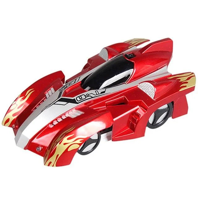 360 Degree Rotating Rc Car with Led Lights - Wall Climber