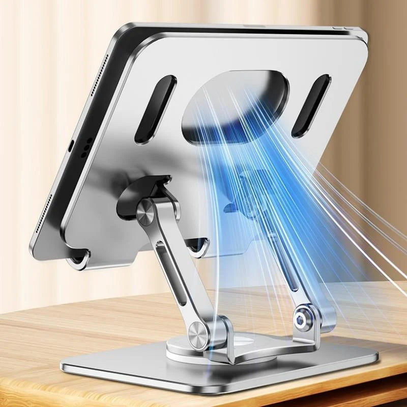 360 Rotation Ergonomic Laptop Stand - Adjustable Height Aluminum-1964932275296669701
