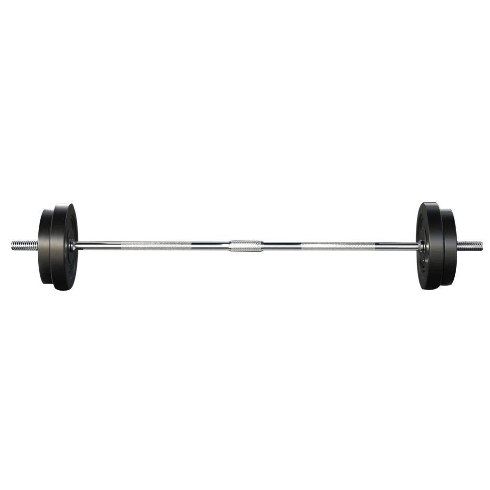 38KG Barbell Weight Set Plates Bar Bench Press Fitness