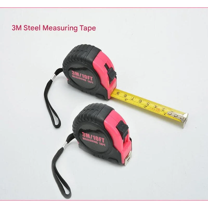 39-Piece Home Tool Kit - Pink Carbon Steel Hardware Set