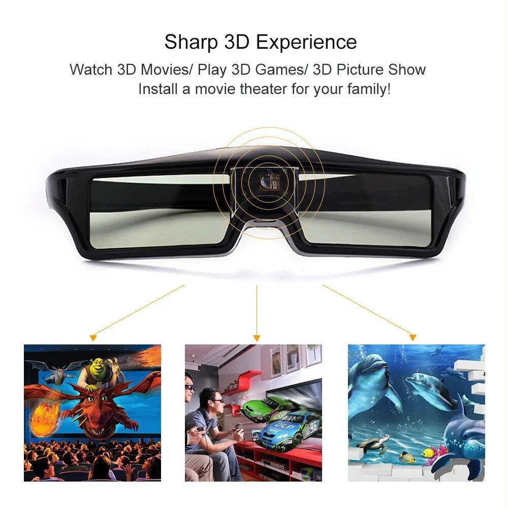 3D Active Glasses For Projectors - Universal-1922443461936680966