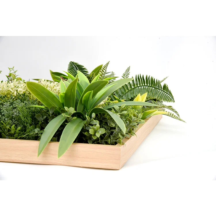 3D Artificial Plants Wall Panel Flower Wall Vertical Garden