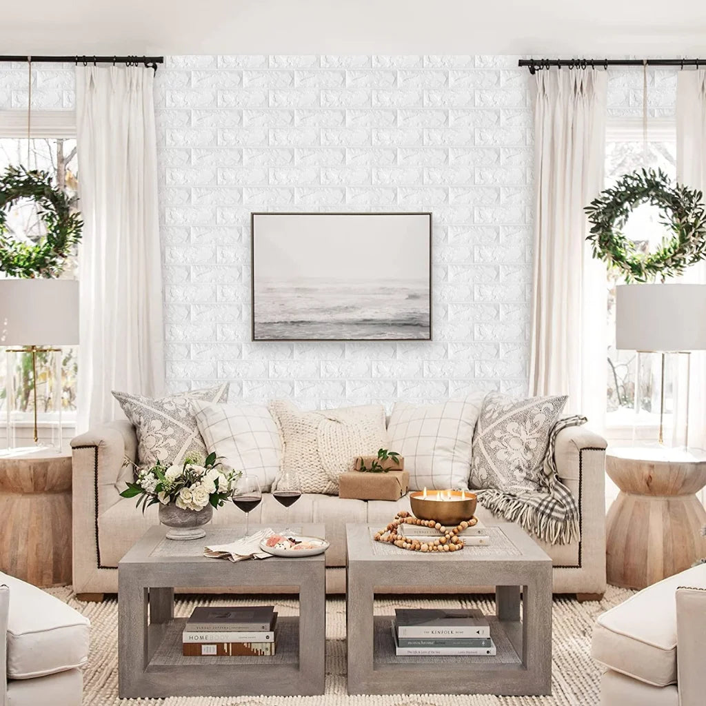 3D Foam Brick Wall Panel Self Adhesive Waterproof Wallpaper