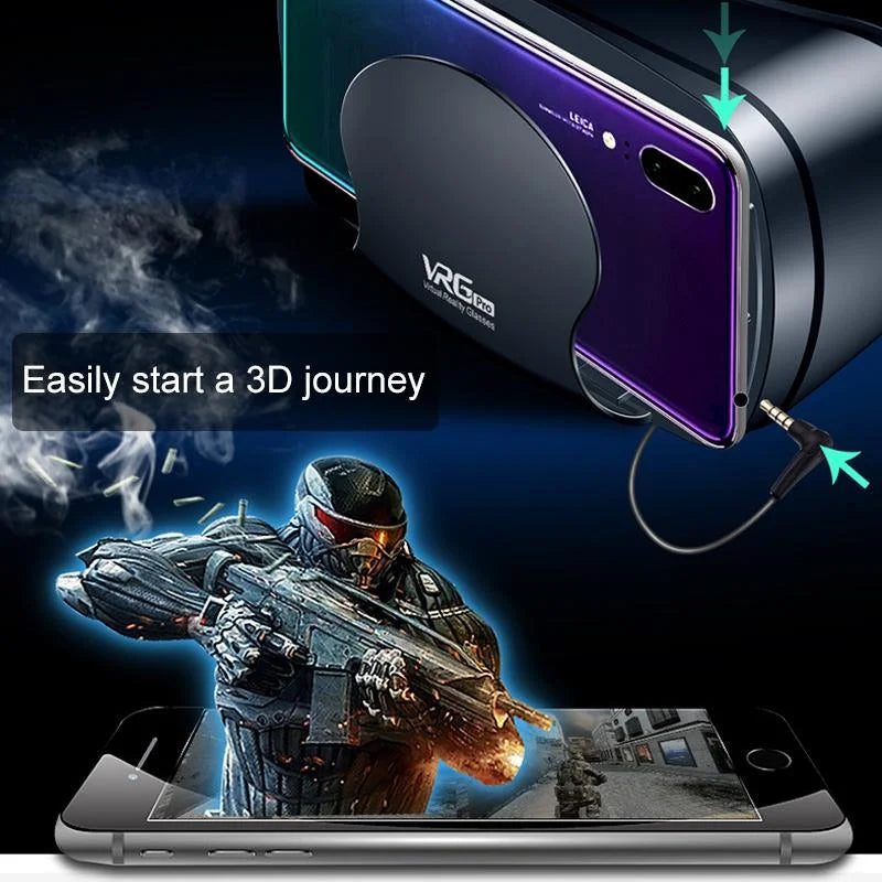3D Vr Glasses For Mobile Phones - Blu-Ray Coated Lenses-1922443449081139208