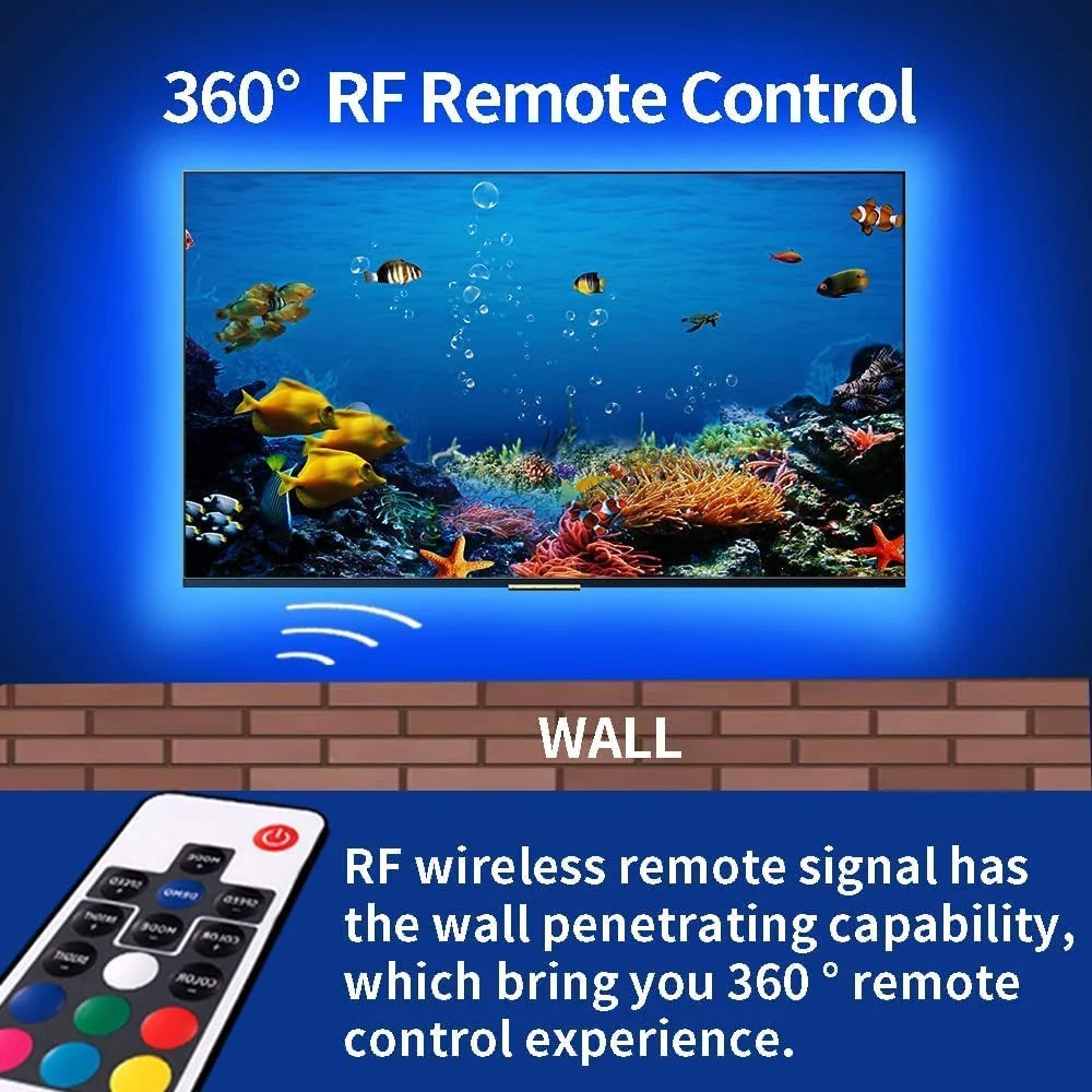 3M LED Strip Lights Rope Light for TV Gaming and Computer