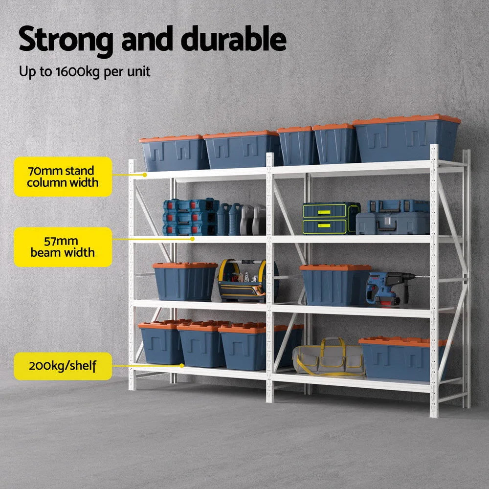 3Mx2M Giantz Garage Shelving Warehouse Rack - Tools > Tools