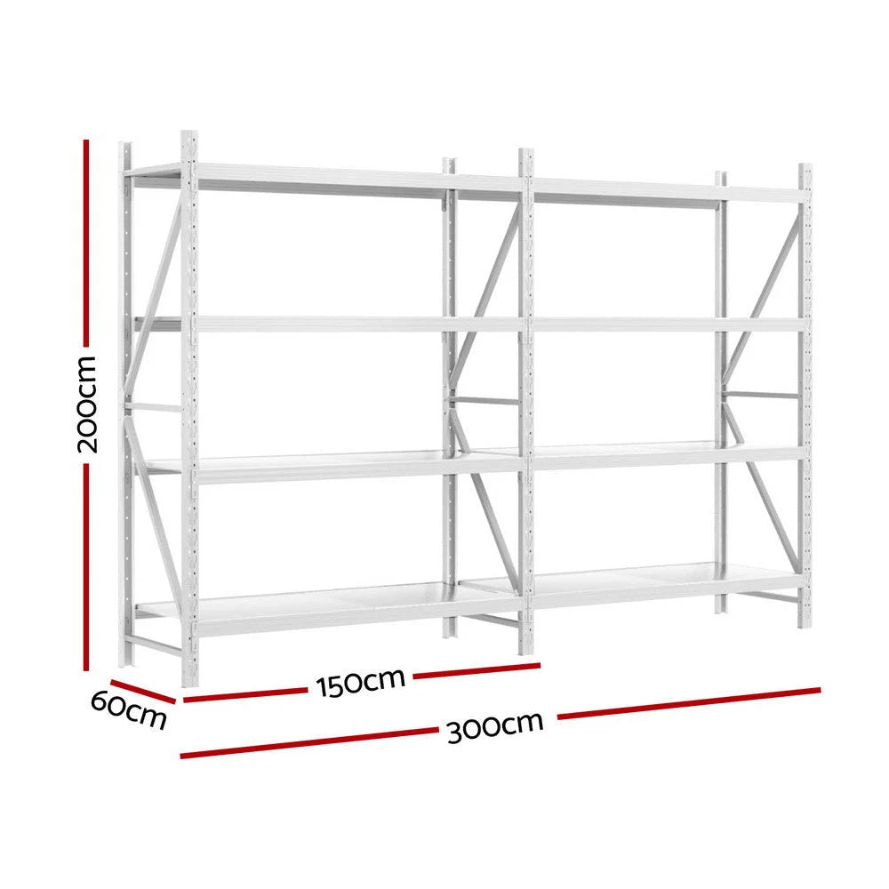 3Mx2M Giantz Garage Shelving Warehouse Rack - Tools > Tools